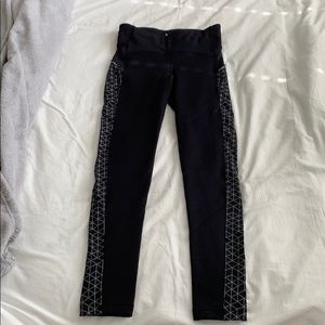 Athleta reflective fleece leggings